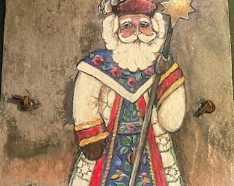 Polish Santa, Polish Christmas Decor, Holiday Decor, Gift for Santa Lovers, Collectors
