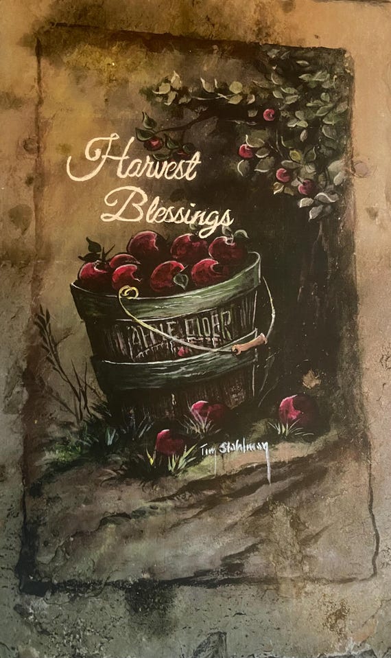 Fall Autumn Welcome Slate, Apples. Harvest Fall Decor, Door Hanger