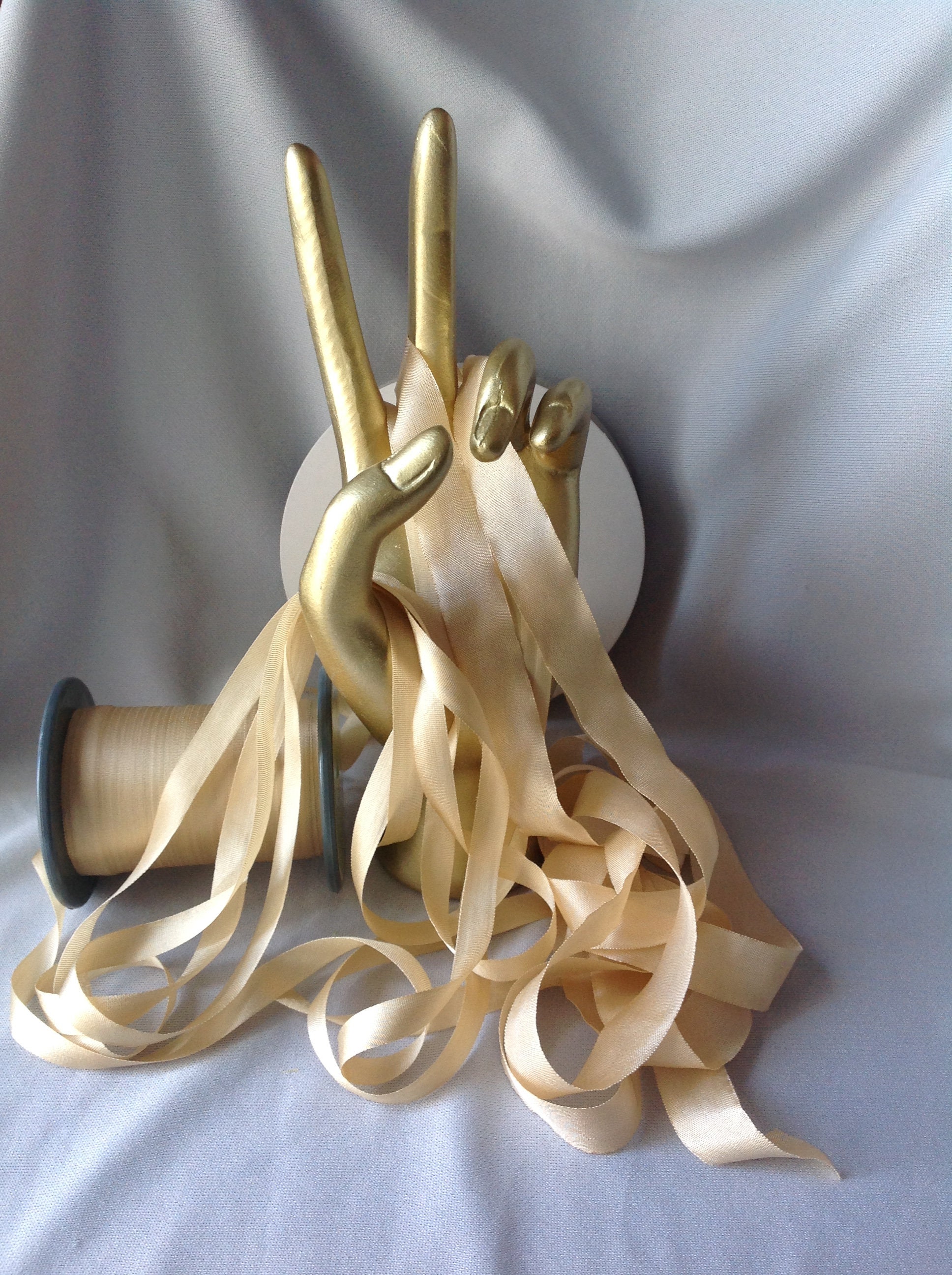 2, 4, 7 & 13 Mm, Silk Ribbon, DK ECRU, #35 Made in Japan - Etsy