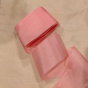 Silk Ribbon, 32 MM, 2 yard cuts, Pure Filament 100% Silk Ribbon,  color 7.