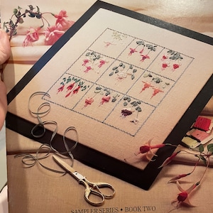 Book, Silk Ribbon Embroidery “FUCHSIAS” by Merrily Heazlewood