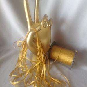 2 & 4, mm silk ribbon, WHEAT, #53,  4 or 20 yard cuts, 100% silk, made in Japan.