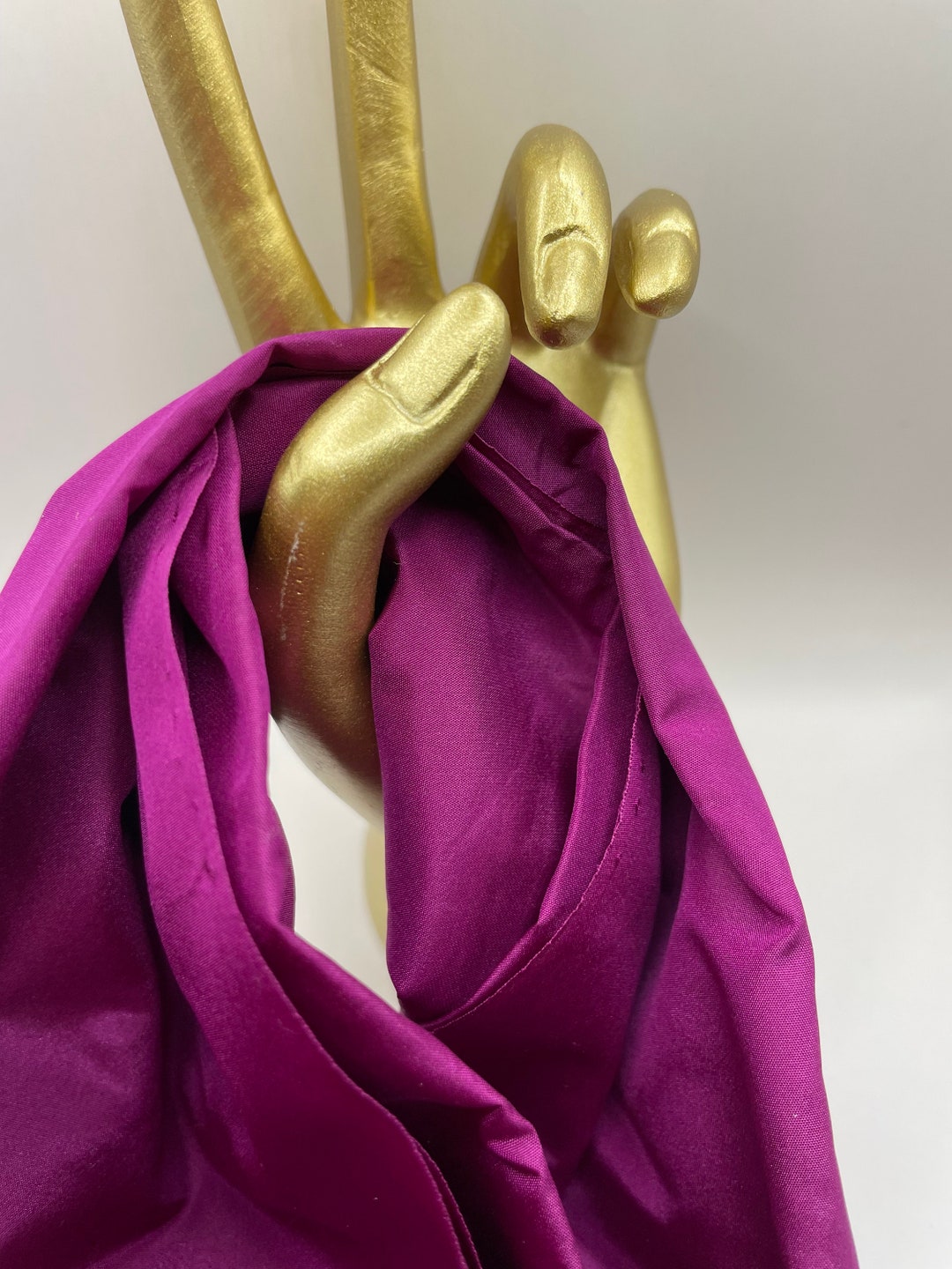 Purple Orchid Light Taffeta Silk Fabric main image 0