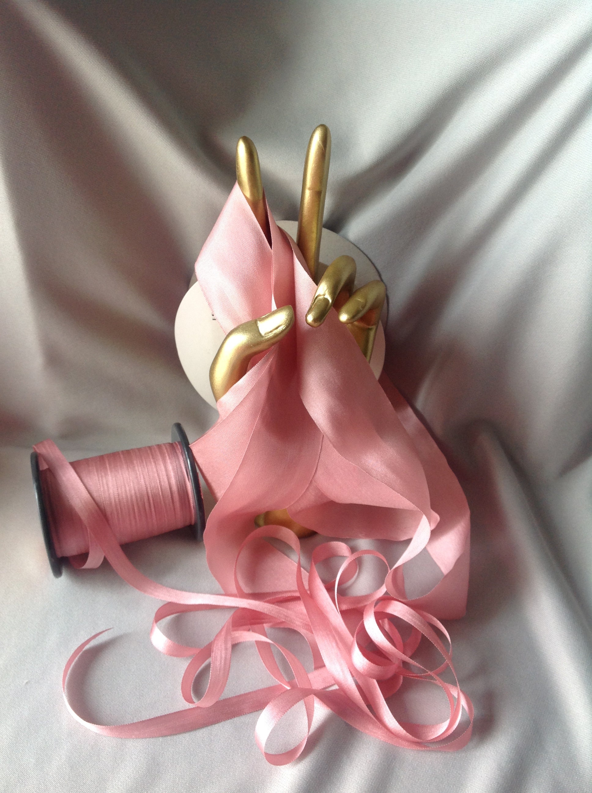 2, 4, 7, & 32 Mm, Silk Ribbon, DUSTY ROSE, #163, Made in Japan - Etsy