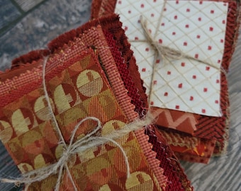 Lote de retazos de tela – Telas variadas para tapicería y manualidades / Restos, muestras, piezas de patchwork