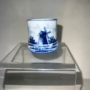 Delft Germany Swaine Porcelain Toothpick Holder