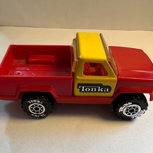 Tonka Red & Yellow 4” Pickup Truck 1978 Excellent Condition