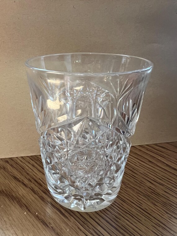 Cut Glass Tumbler, 3-3/4 Tall X 2-7/8 Diameter at Top, Ground & Polished  Bottom, Perfect Condition! - Etsy Ireland