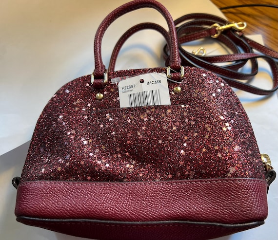 ✨ Rare ✨Coach Mini Handbag Rhinestone coach mini double pocket legacy from my personal collection