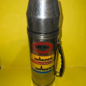 Uno-Vac Stainless Steel (Unbreakable) Thermos, 13”, Handled