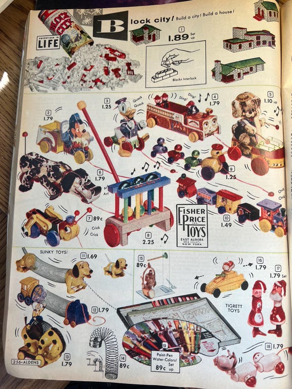 Mail Order Catalog: Alden's 1956 Christmas, 291 Pages, Fair