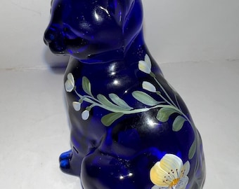 Fenton 95th Anniversary Burmese Hand Painted Cat - Etsy