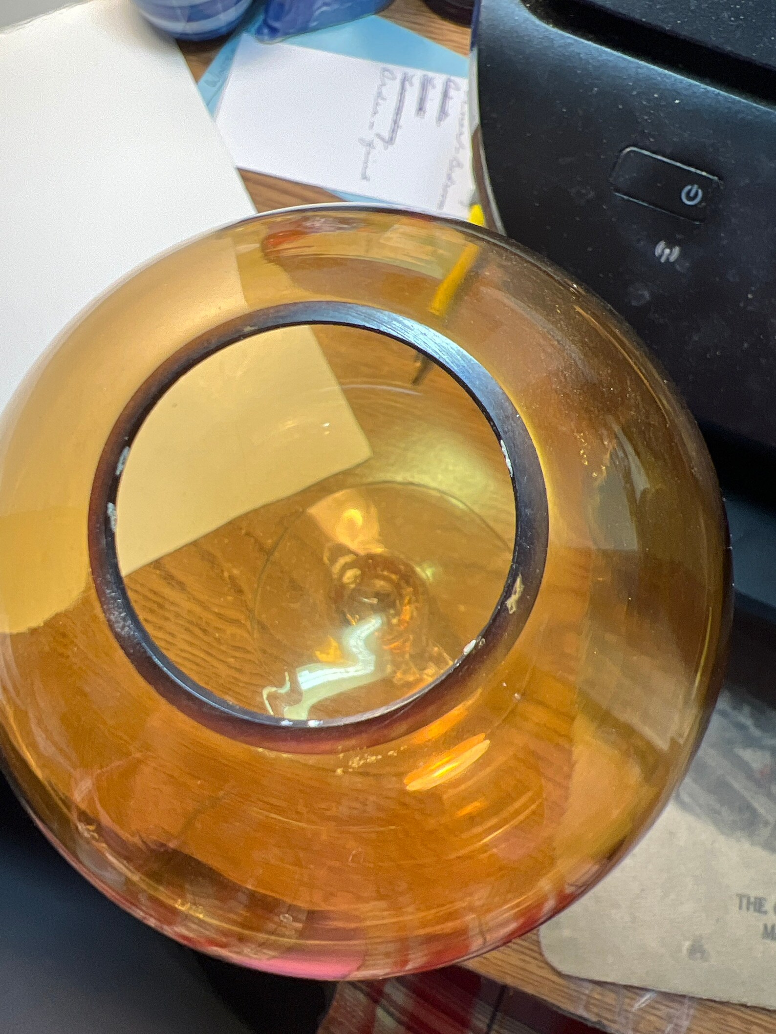 Cambridge Glass Company 3011 Statuesque Nude Stem Amber Ivy Etsy