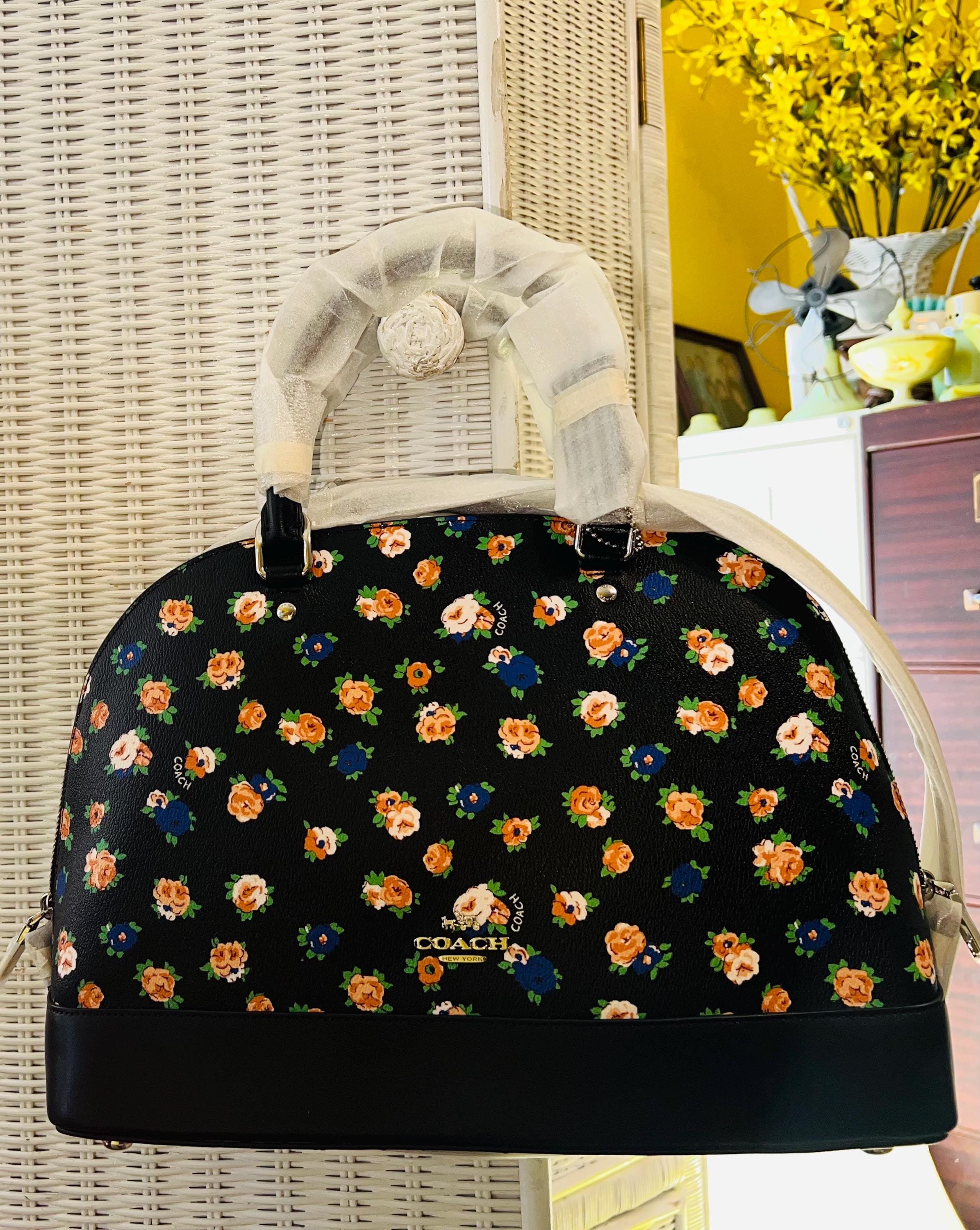 Coach Sierra F57924 Black/multi Tearse Satchel Bag (NWT, New W/tag