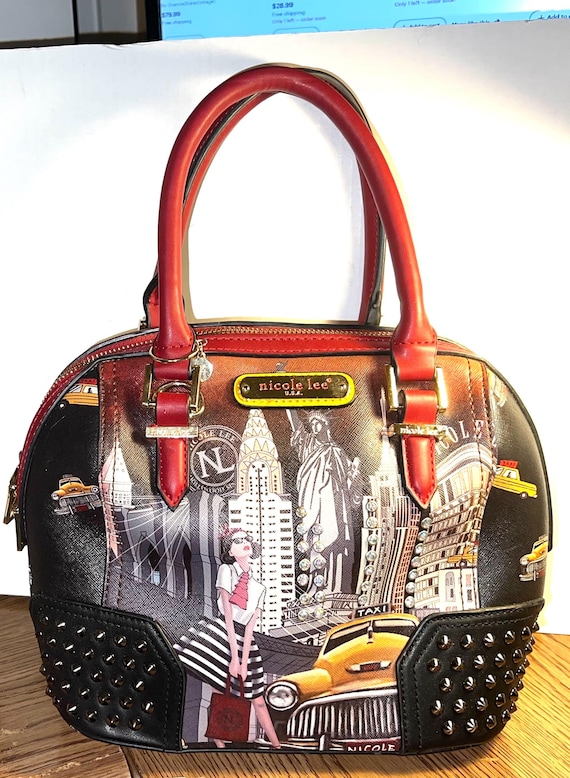 Nicole Lee Bag, About 11x9x4”, Excellent as New Condition, Very