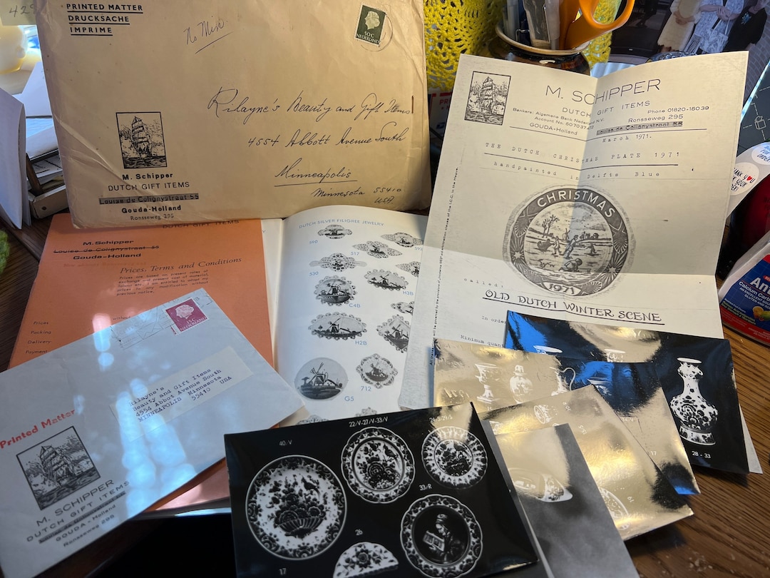 1970 Delft Catalog & Price List M Schipper Gouda Holland Etsy