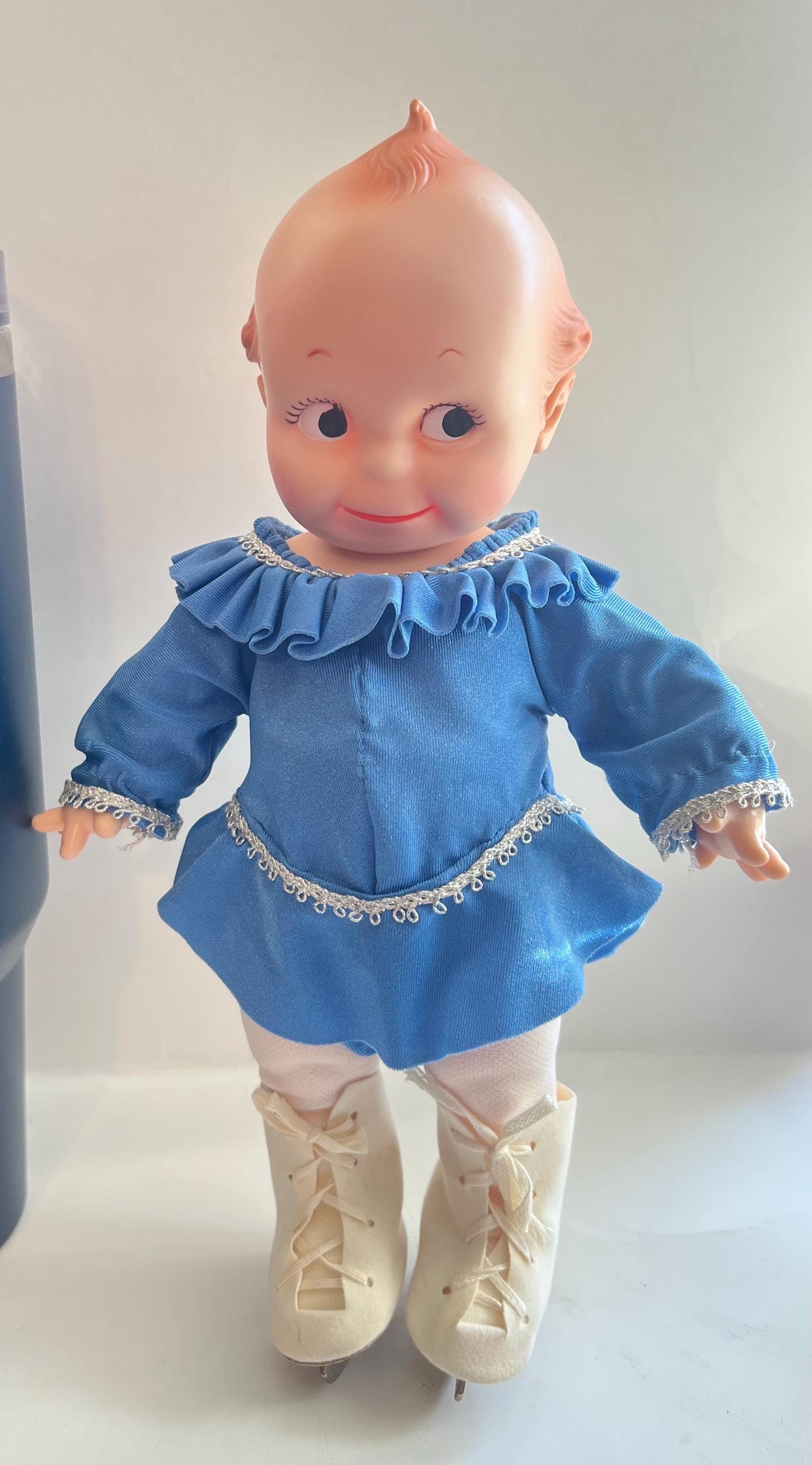 Kewpie カメオ・ドール 青色ドレス アメリカ買付品 Kewpie Doll Cameo - Etsy