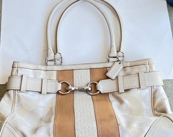 Coach Signature Bag, Vintage, VG Condition With Just a Bit of