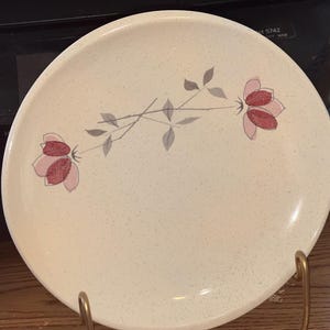 Franciscan “Duet Rose” Earthenware Luncheon /Salad Plate, 7-3/4” x 8”, No Damage