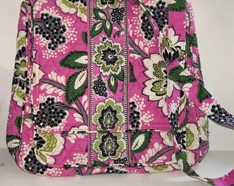 Vera Bradley-rosy Posies-sweet Pleat Shoulder Bag/tote  display picture 3