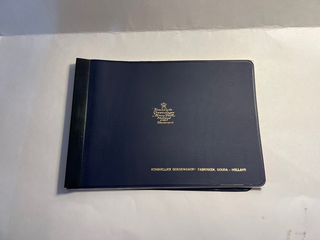 1971 Delft Catalog & Price List, Goedewaagen Blauw Delft, Gouda