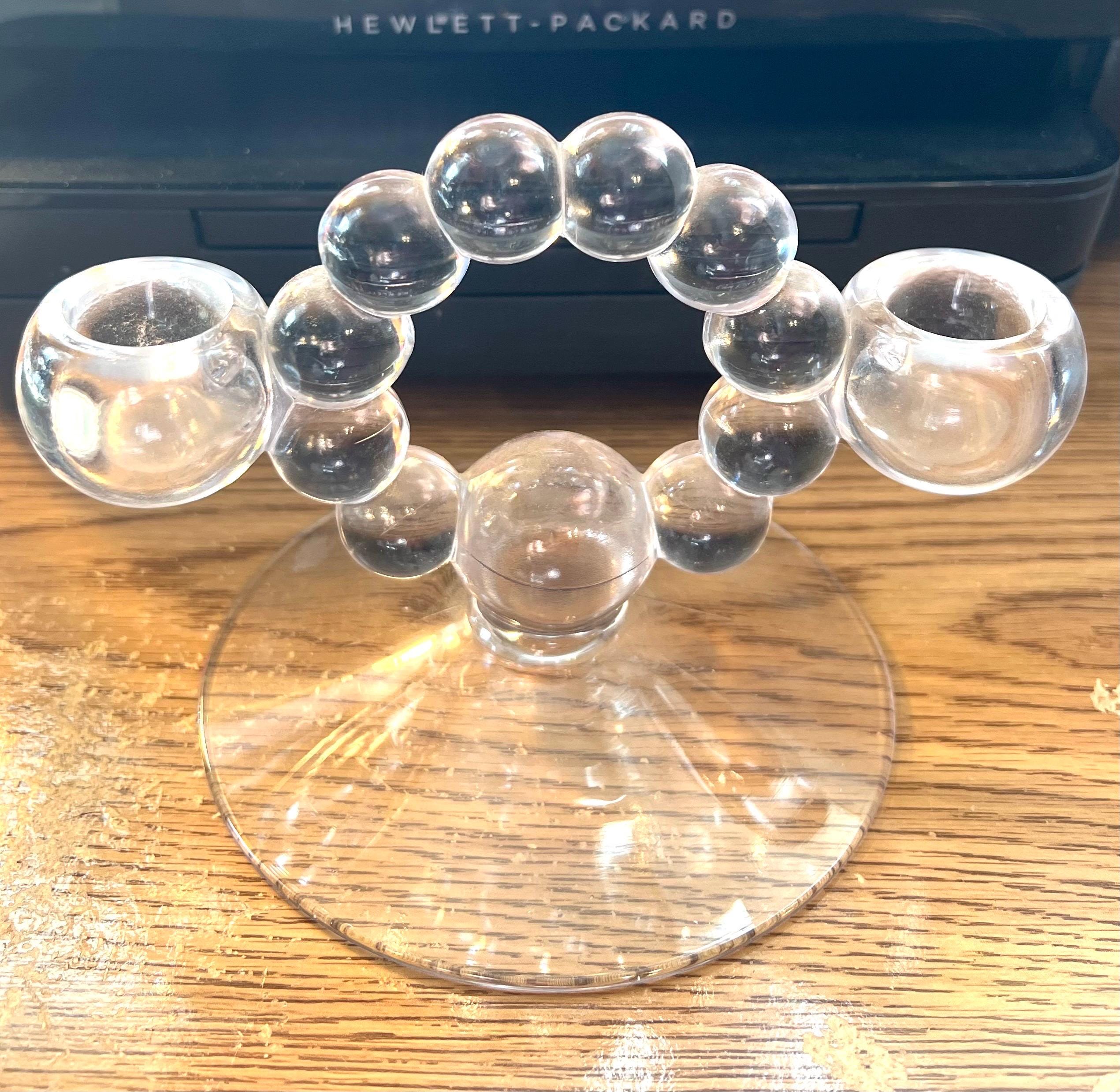 Candlewick by Imperial Glass Co. (1) Single Candelabra, 2-light