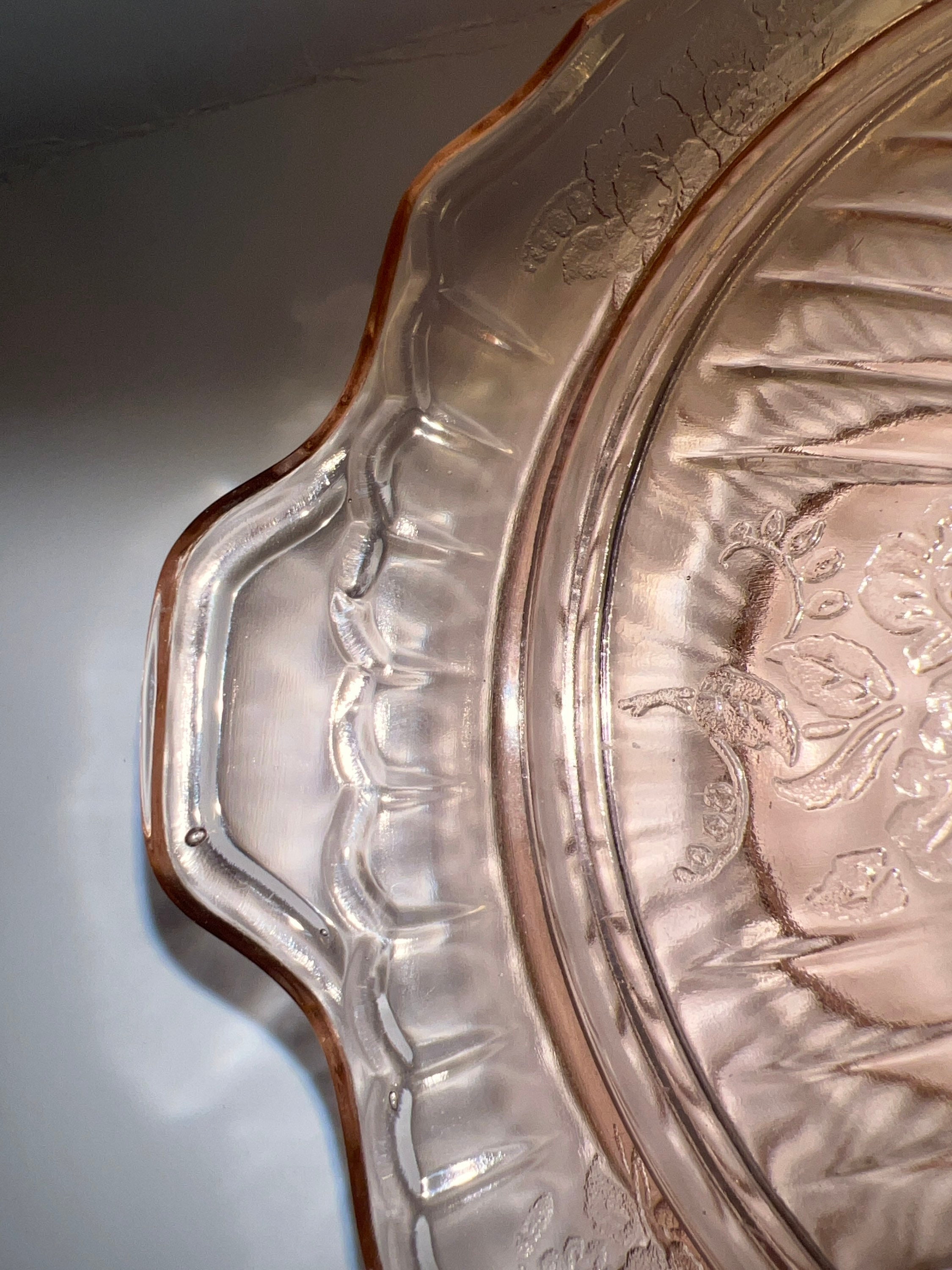 Pink Mayfair Depression Glass Butterdish Butter Dish 2pc Etsy