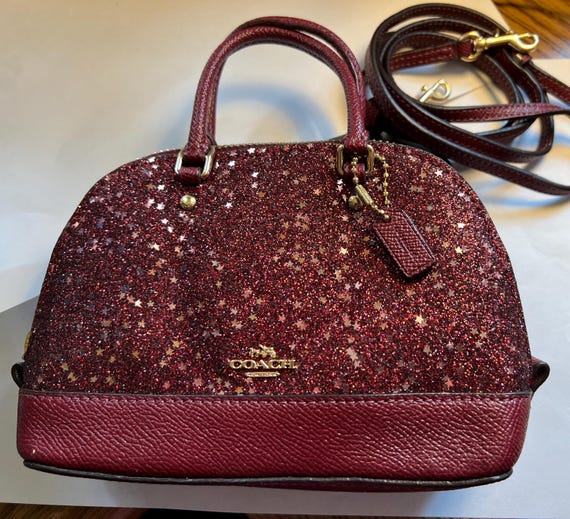✨ Rare ✨Coach Mini Handbag Rhinestone Black Rhinestone Coach Teri Mini Bag | TikTok