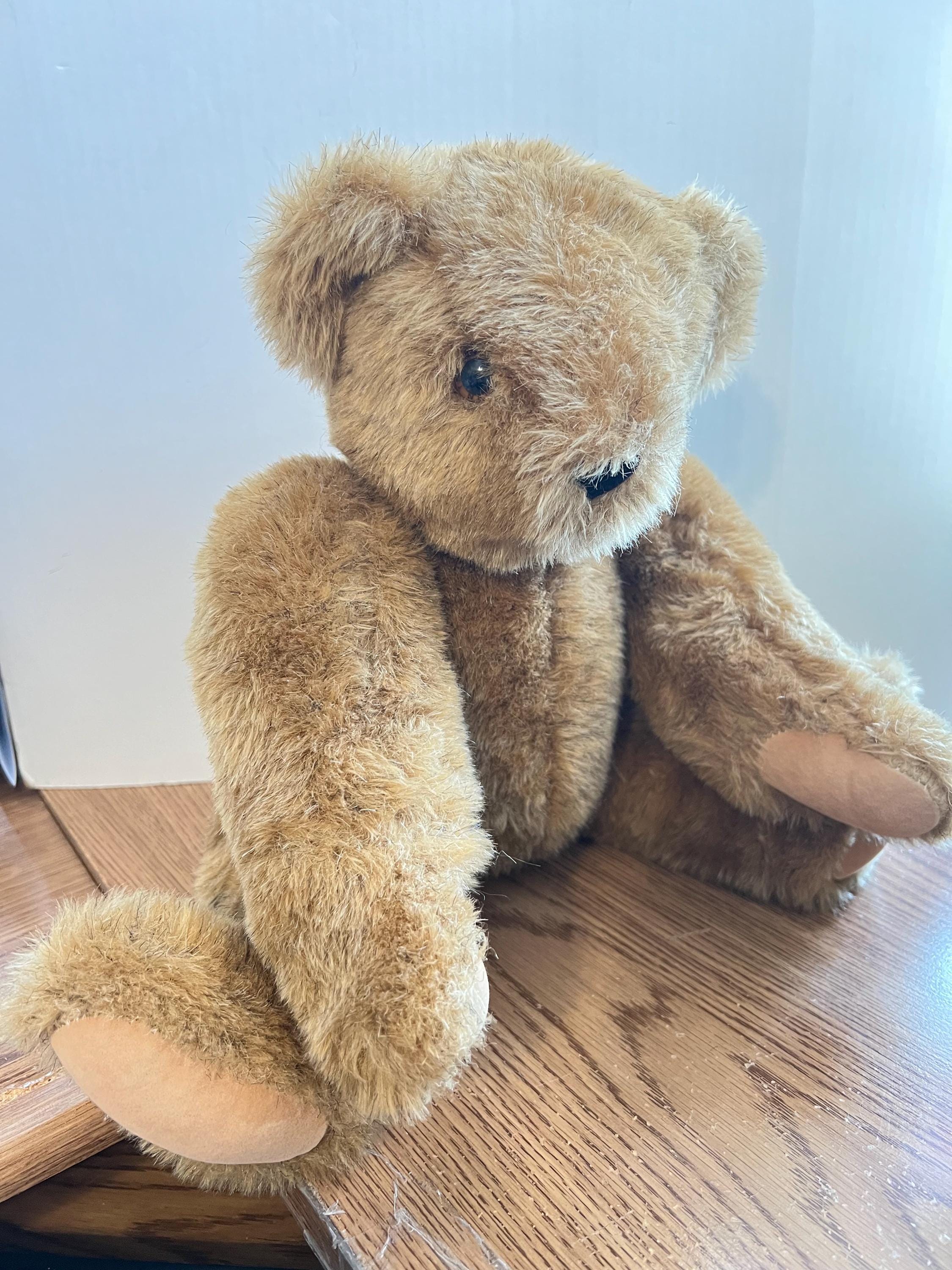 Vintage VERMONT TEDDY BEAR, 15-16” Tall, 1992, Plush, Jointed
