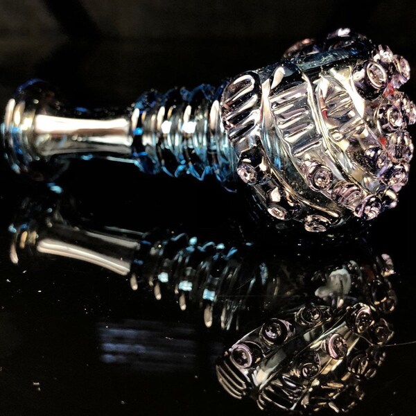 Alien pipe, heady glass pipe, glass smoking pipe, glass spoon