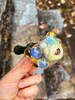 Eyeball pipe, Alien pipe, heady glass pipe, Monster Pipe, green pipe, sci-fi pipe, demon pipe, creature pipe, pipe, glass pipe 