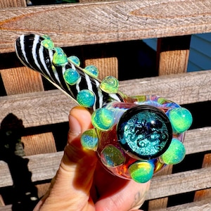Glass Pipe, Octopus pipe, Heady Pipe, Dichroic Glass, Ocean Pipe, Pipe, Pipes, Pyrex Pipe, Wig Wag, Sea Pipe