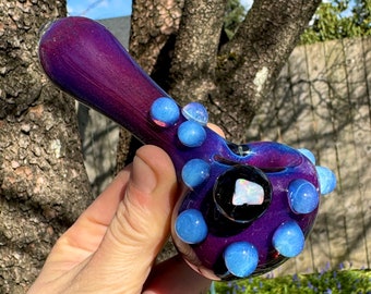 Pink Slyme Pipe, Glass Pipe, Amber purple Pipe, Heady Pipe, Thick Pipe, Hippie Pipe, Trippy Pipe, Rainbow Pipe, pipe, glass pipe, pipes