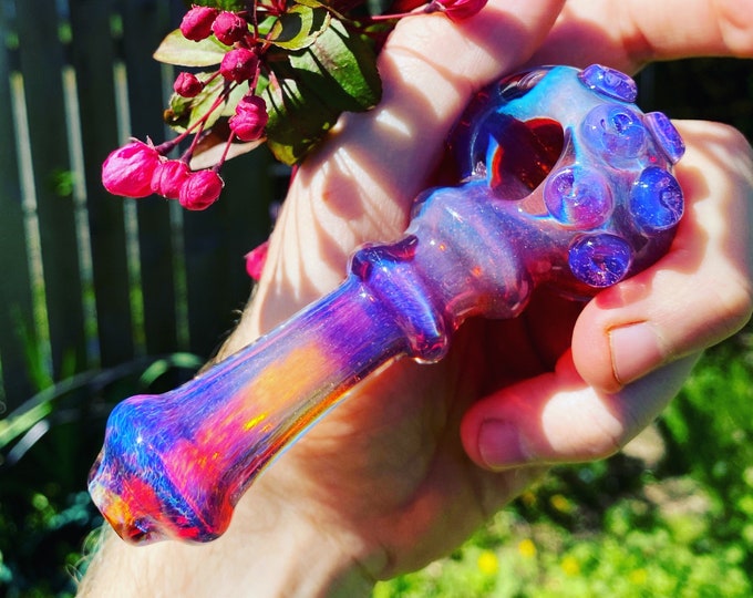 Amber Purple Pipe, Purple Pipe, Pink Pipe, Pink Slyme Pipe Etsy