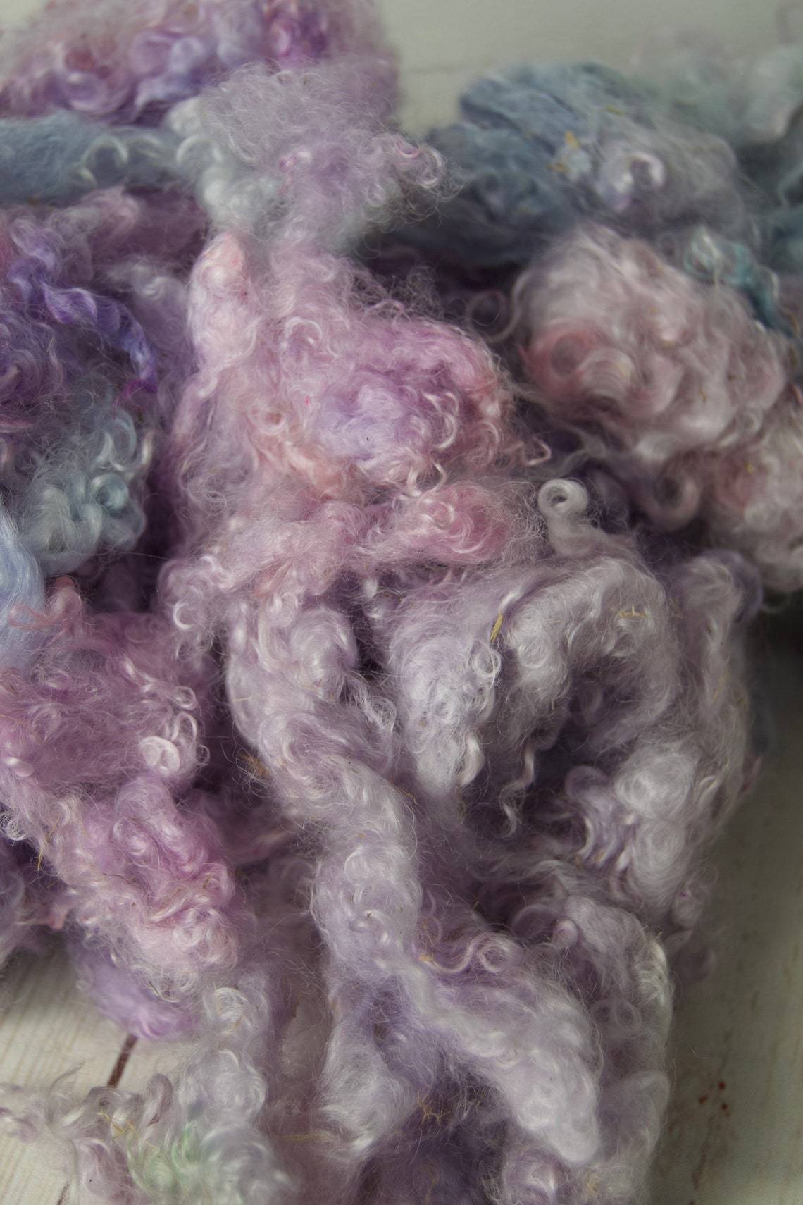 Mohair Fibre Hand dyed Mohair Fleece 50g. Shade Sugared Etsy