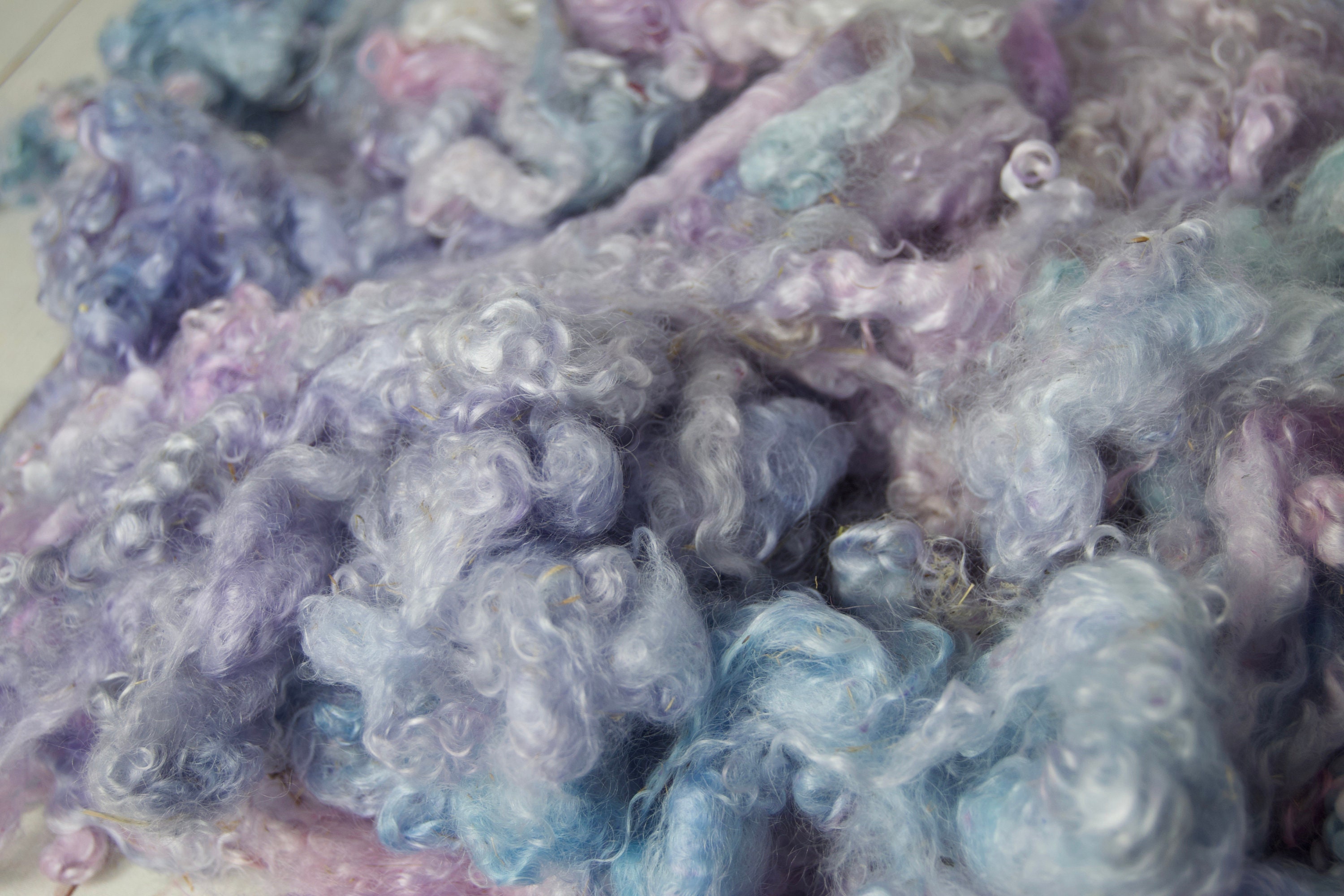 Mohair Fibre Hand dyed Mohair Fleece 50g. Shade Sugared Etsy