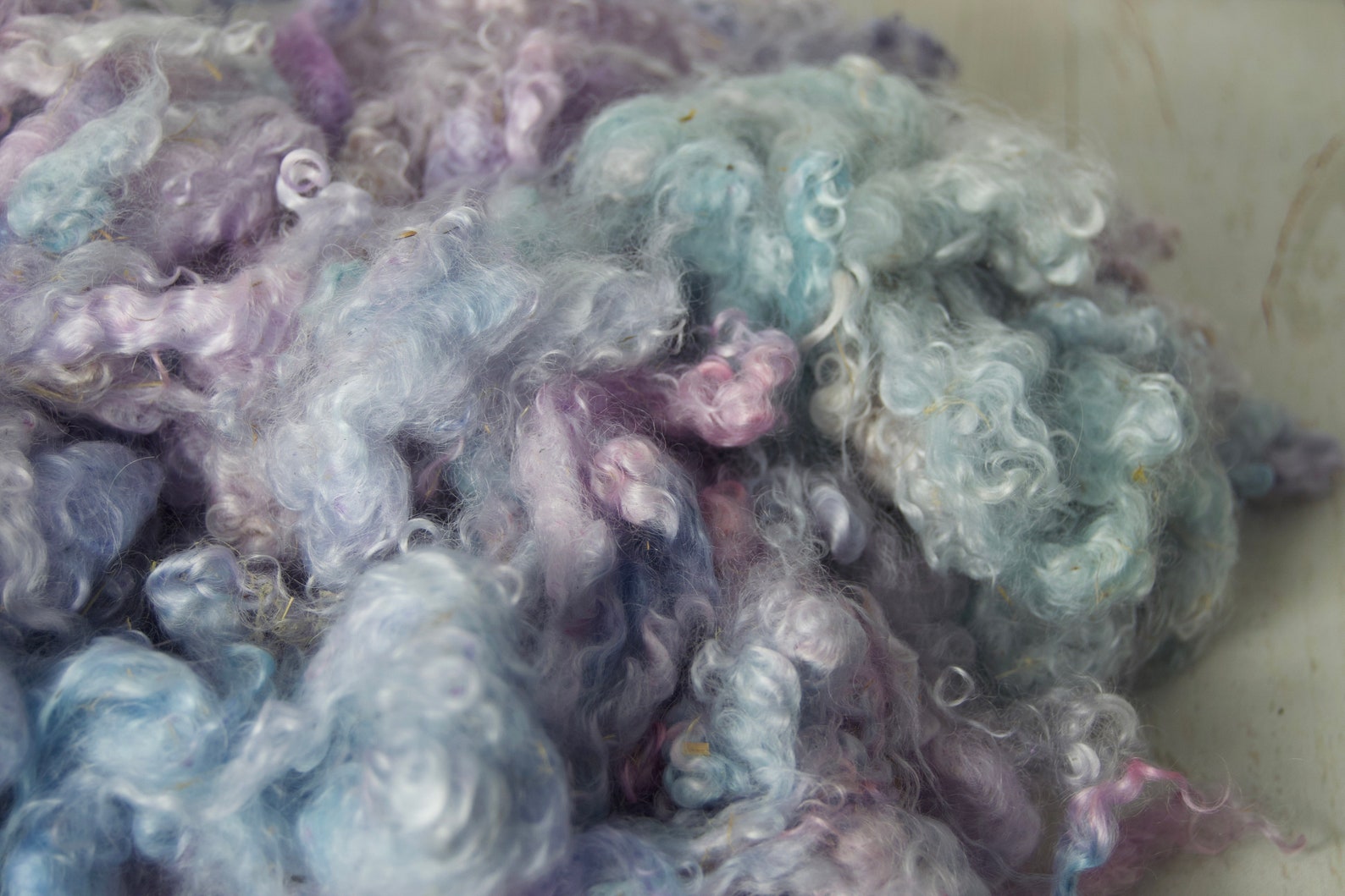 Mohair Fibre Hand dyed Mohair Fleece 50g. Shade Sugared Etsy