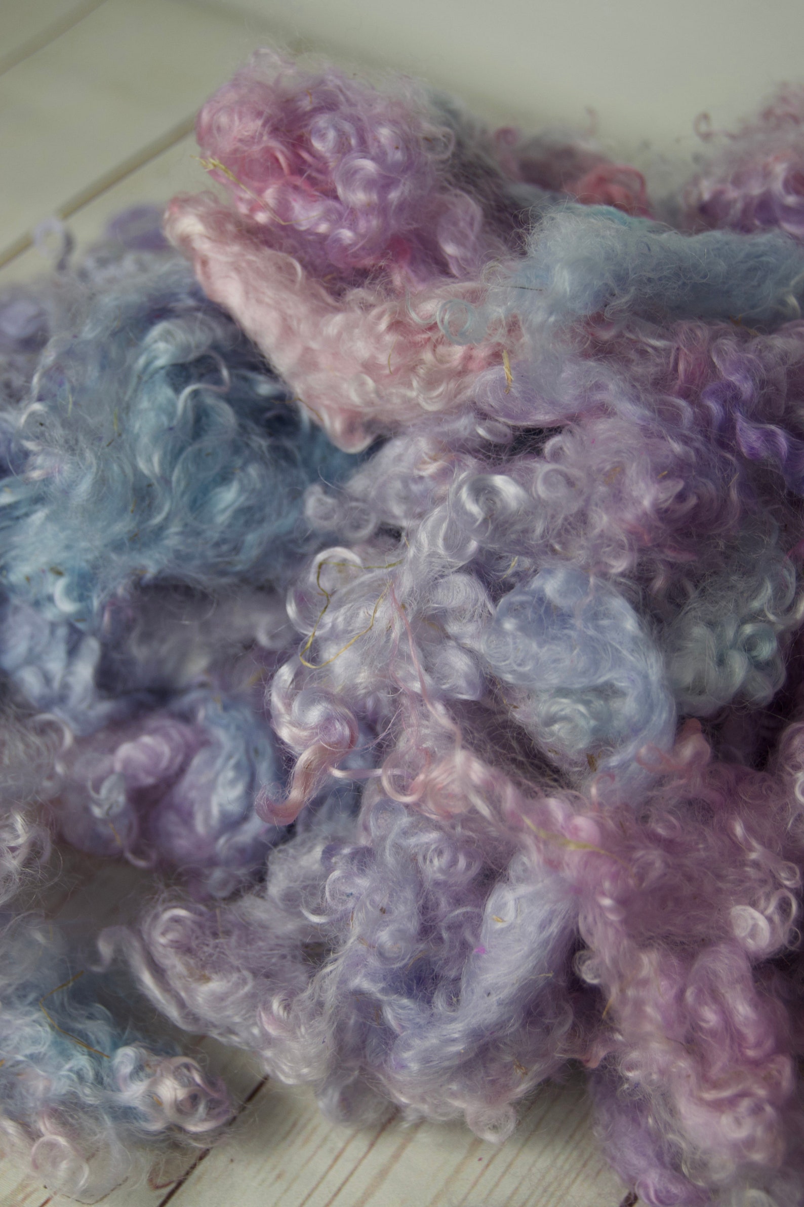 Mohair Fibre Hand dyed Mohair Fleece 50g. Shade Sugared Etsy