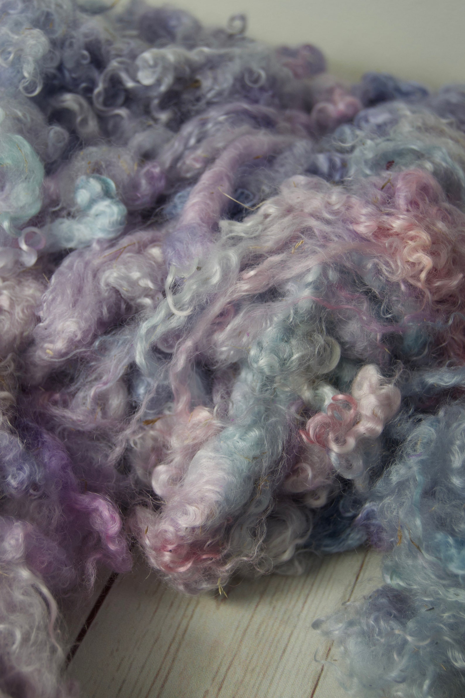Mohair Fibre Hand dyed Mohair Fleece 50g. Shade Sugared Etsy
