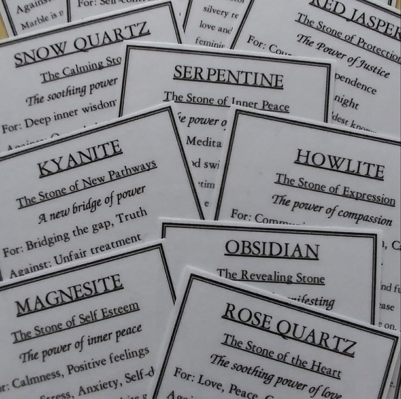 Printable Crystal Meaning Cards Crystal Meanings Charts Printable Vrogue