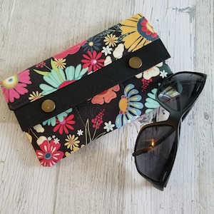 Divertido Flowery funcional plegable Snap Monedero