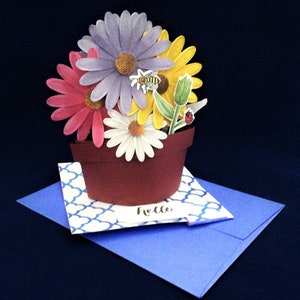 3D pop-up madeliefjes