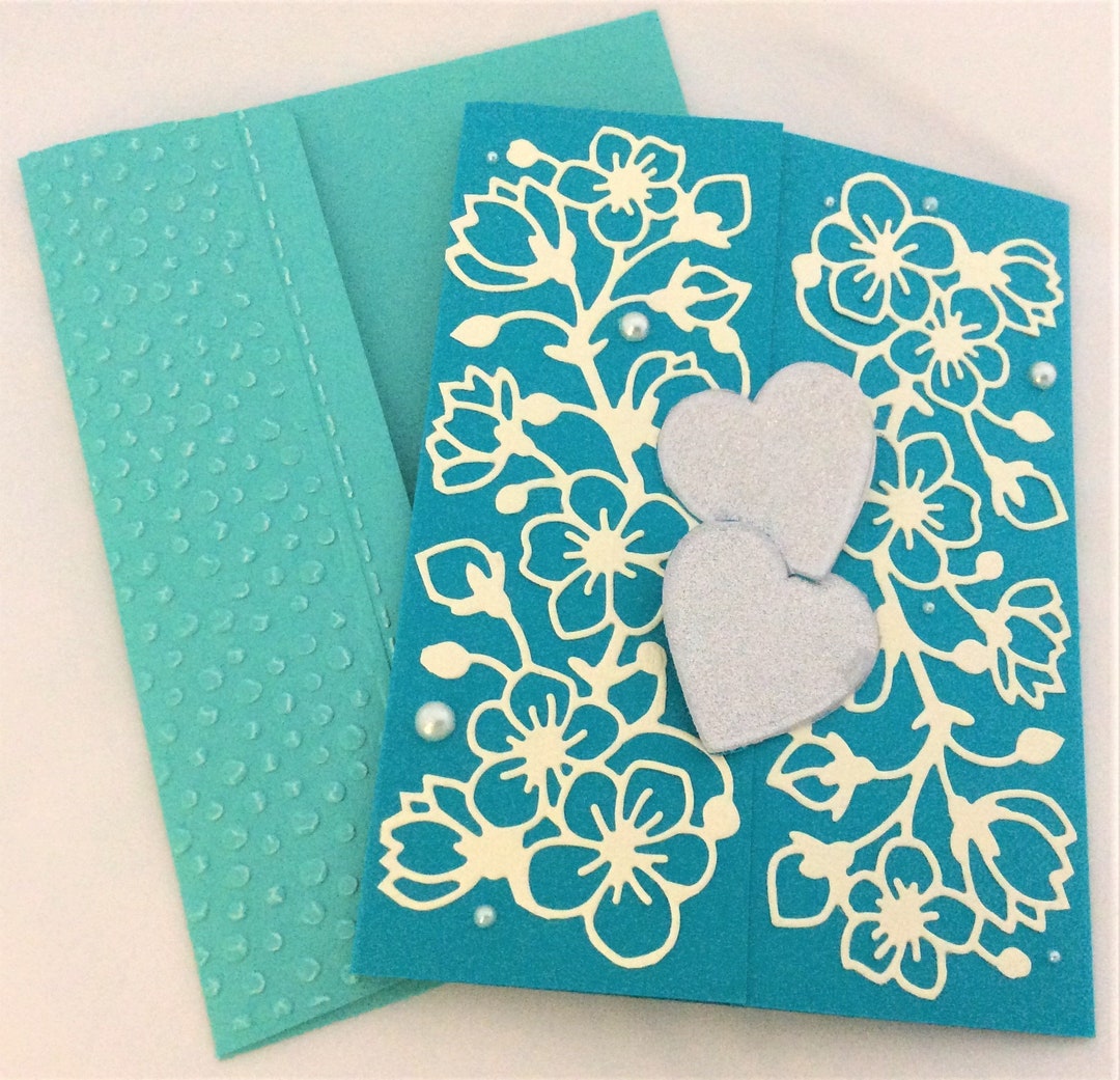 Glitter Hearts Anniversary Card - Etsy