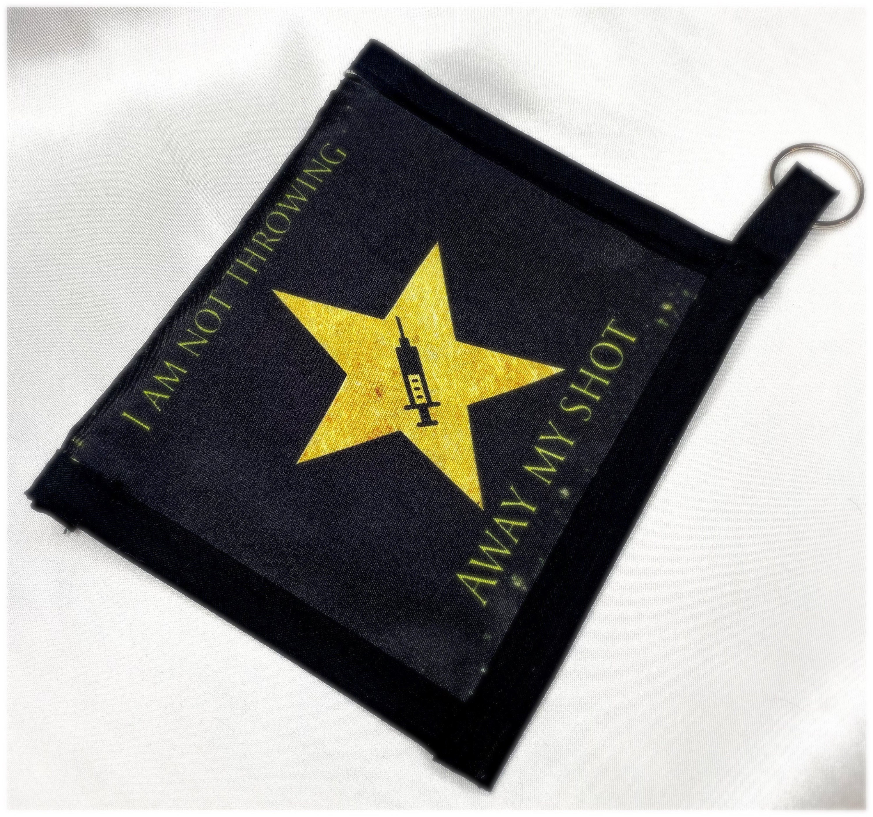 Hamilton inspired Vaccine Card Holder - Vaccine card wallet -with gli…