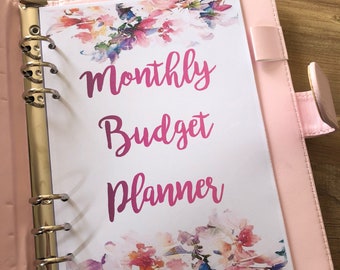 budget planner book etsy