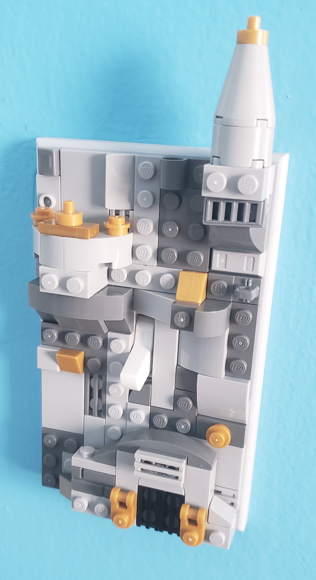 LEGO® Brick Compatible Switch, Rocker, & Outlet Cover Plate | 3D ...