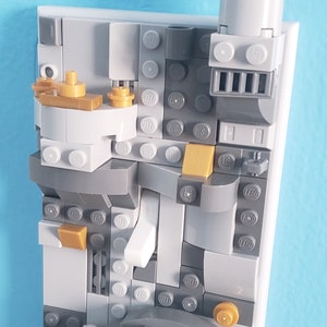 LEGO® Brick Compatible Switch, Rocker, & Outlet Cover Plate | 3D Personalized Kids Room Décor | Unique LEGO® Room Accessory
