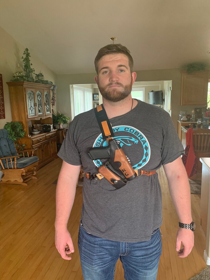 Custom Cross Draw Leather Outfitter/guide Chest Holster Etsy