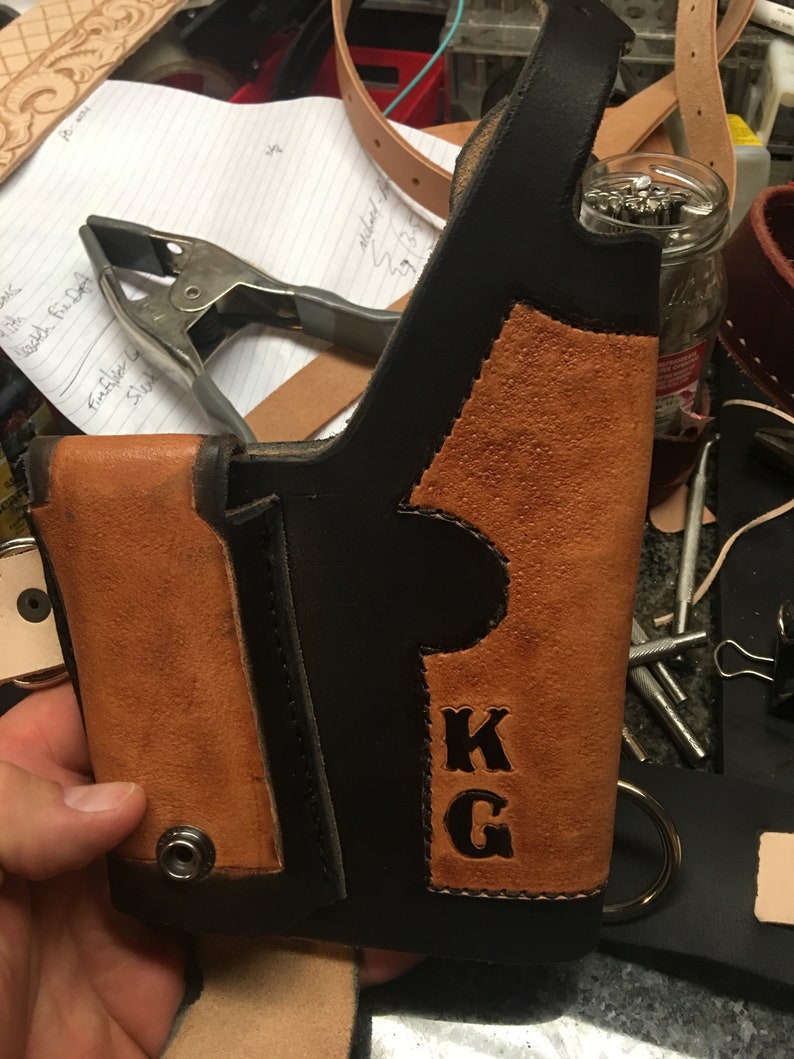 Custom Cross Draw Leather Outfitter/Guide Chest Holster | Etsy