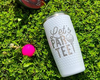 Golf Ball Tumbler, Golf Gifts for Men, Golf Ball Marker Cup, Personalized Golf, Golf Ball Dimple Cup, Golf Gifts for Women, Golf Gifts